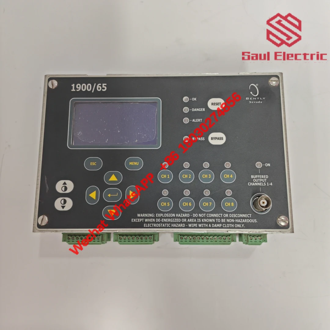 BENTLY 1900/65-00-01-03-01-01 Vibration Monitoring Module