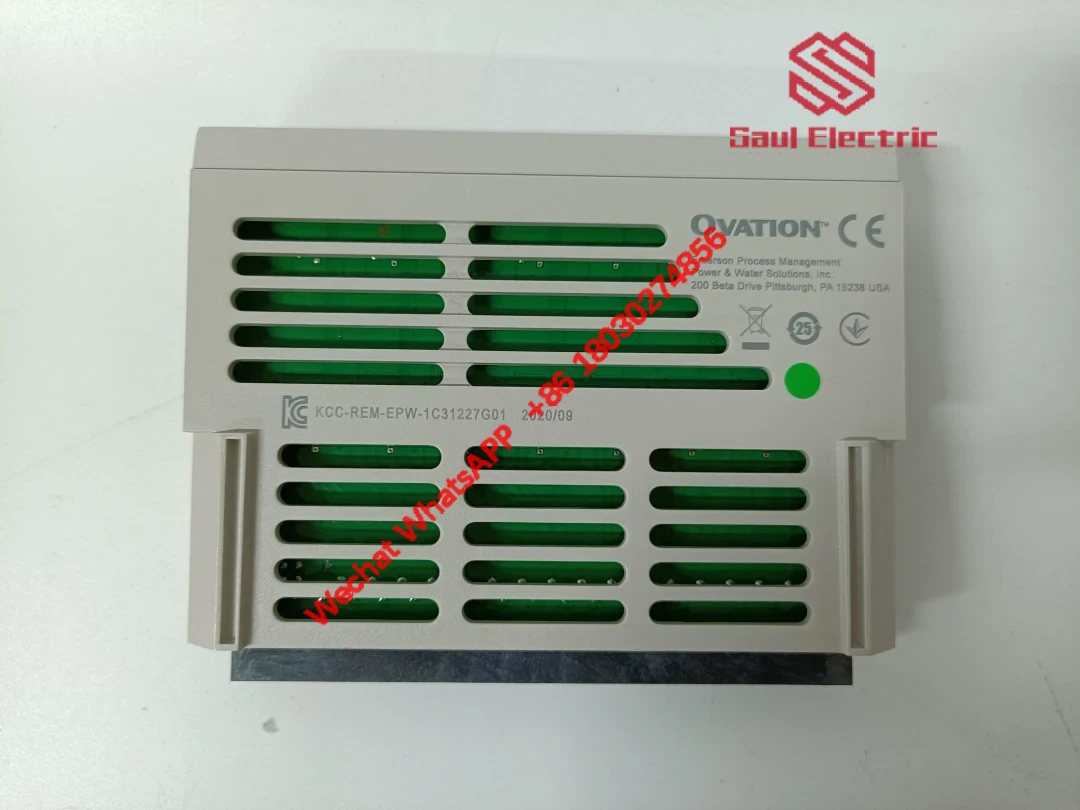 EMERSON 1C31227G01 Industrial Control Module