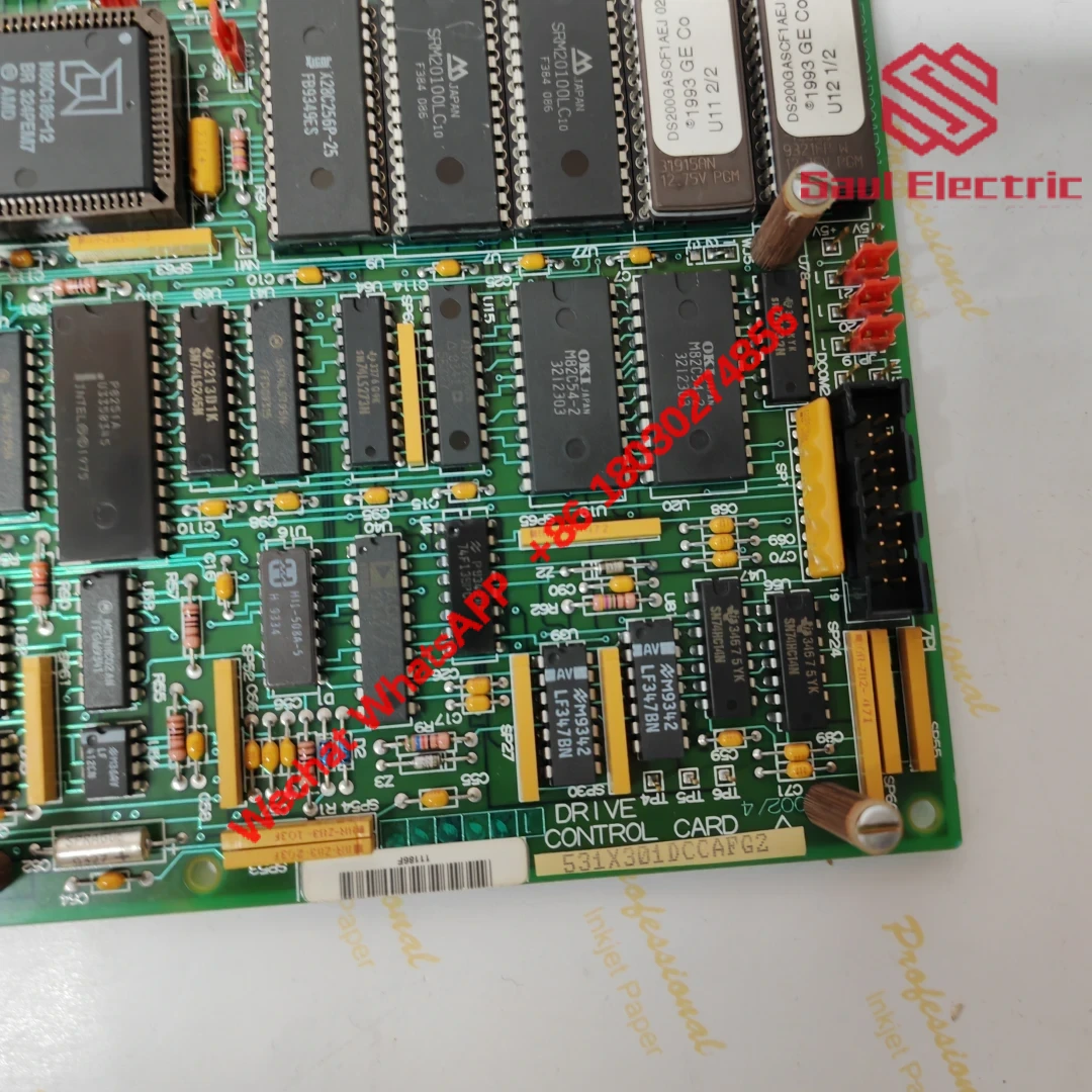 GE 531X301DCCAFG2 - Industrial Drive Control Card