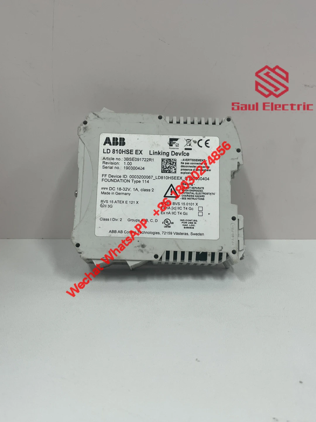 ABB LD810HSE EX 3BSE091722R1 High-Performance Control Module
