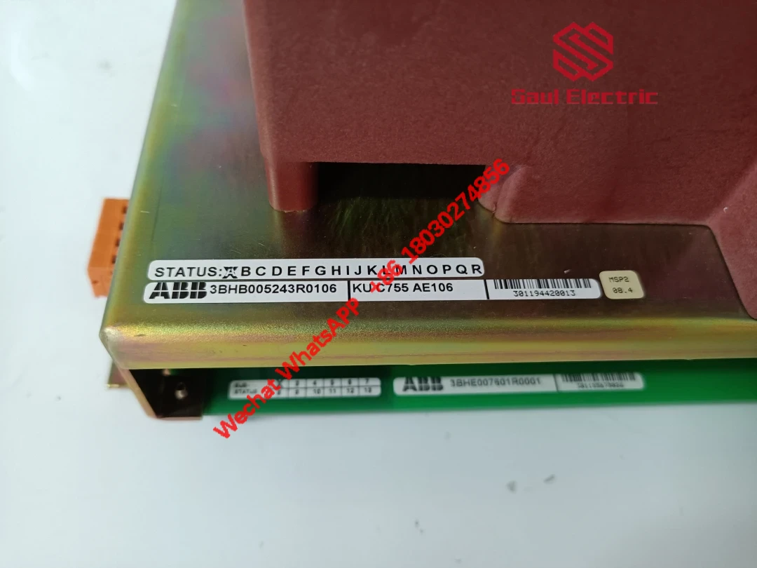 ABB KUC755AE106 3BHB005243R0106 Industrial Control Module