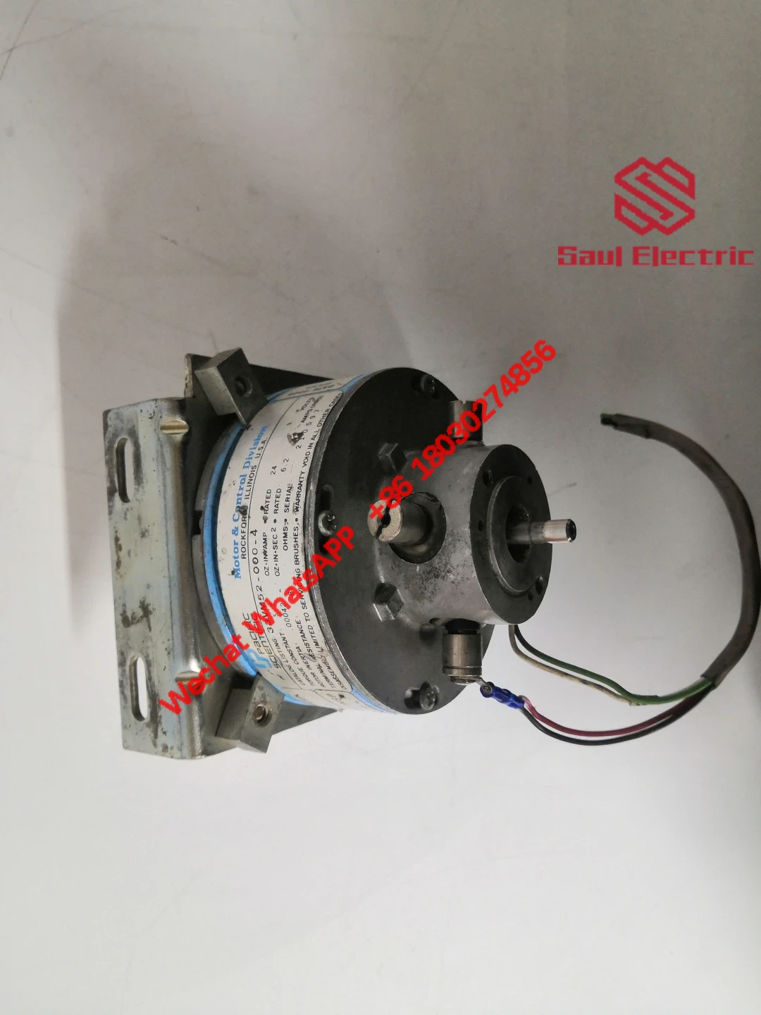 PACIFIC SCIENTIFIC 33VM52-000-4 Low-Inertia Servo Motor