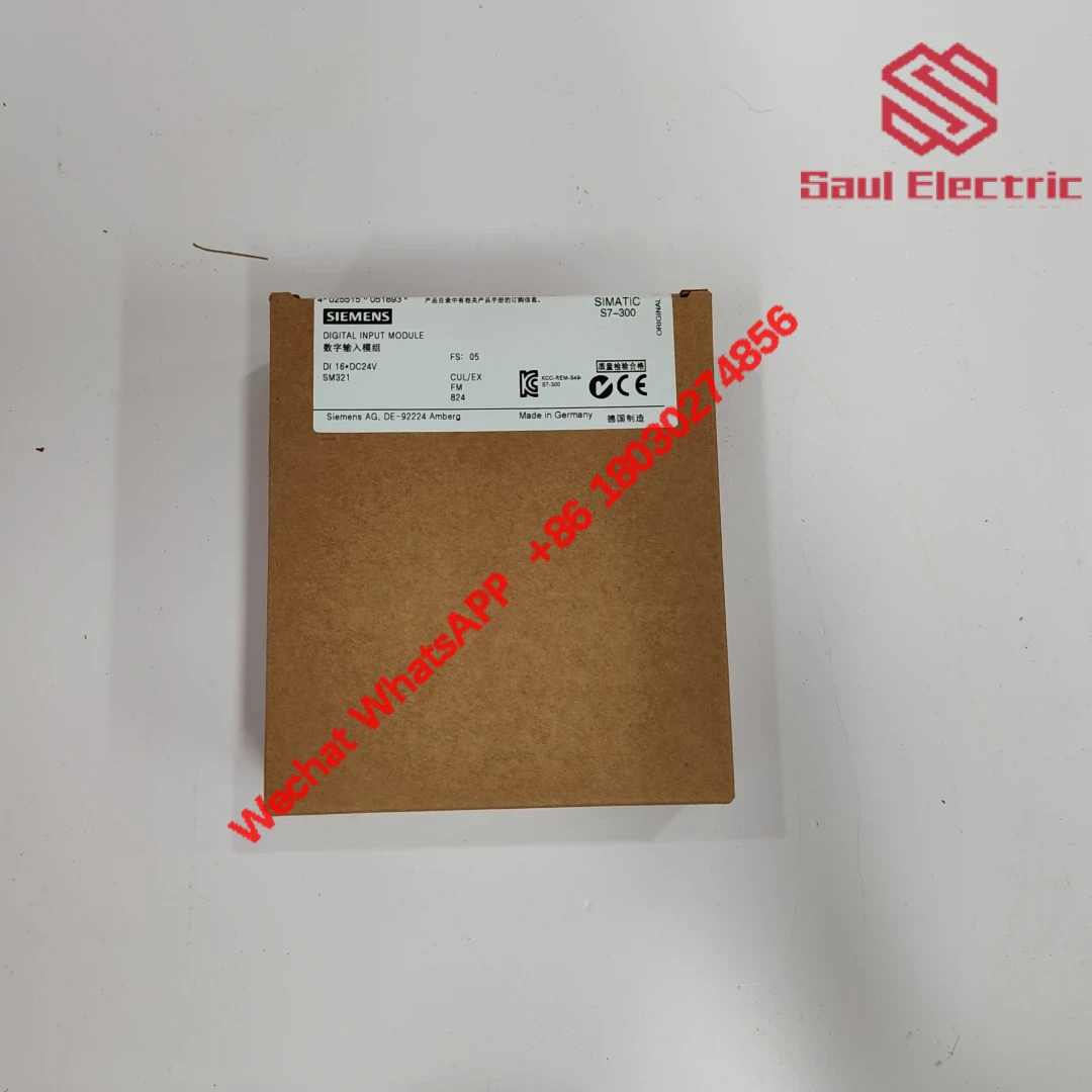 Siemens 6ES7321-1BH02-0AA0 Digital Input Module for Industrial Automation