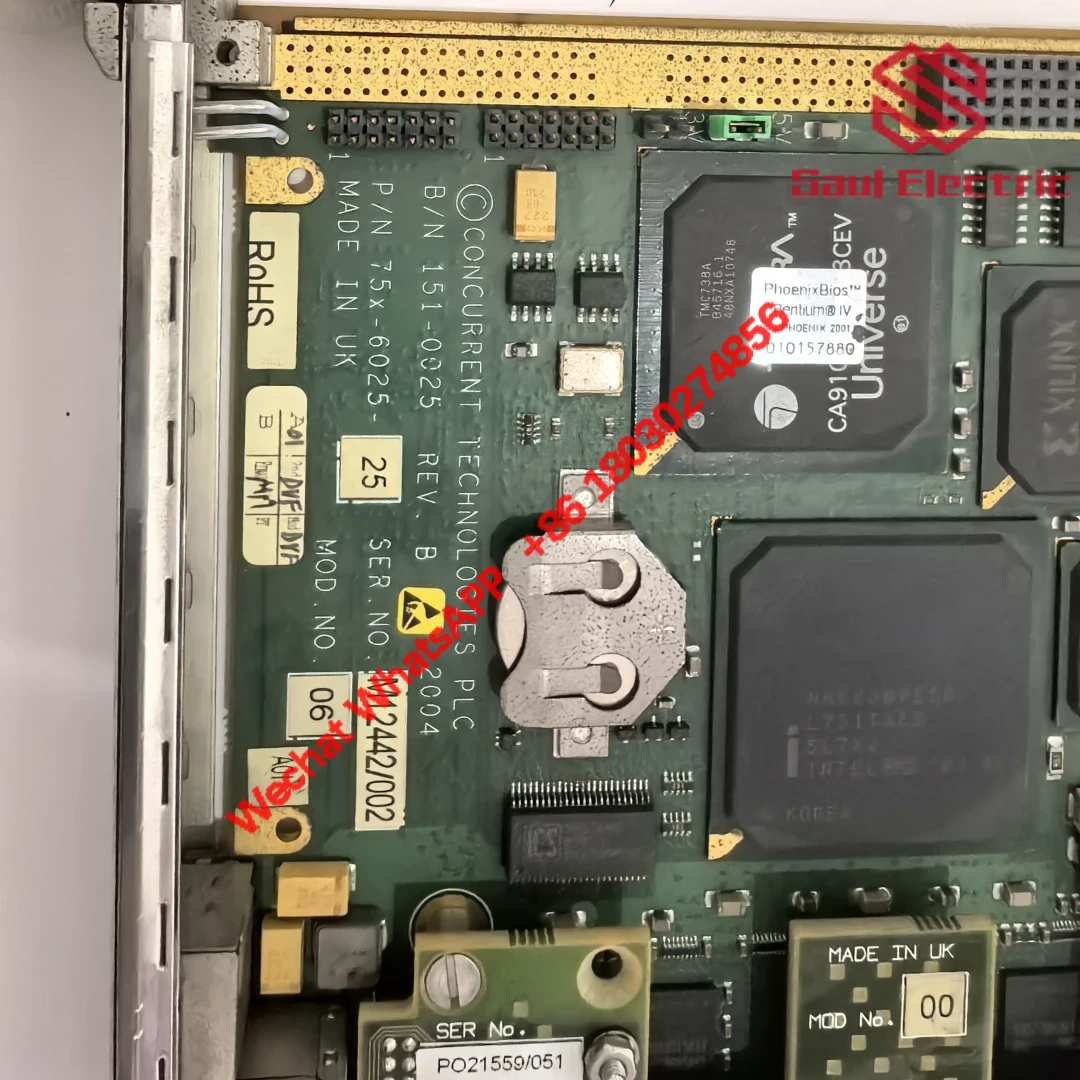 ANSALDO VP32502X 75x-6025-25 151-0025 Industrial Control Module