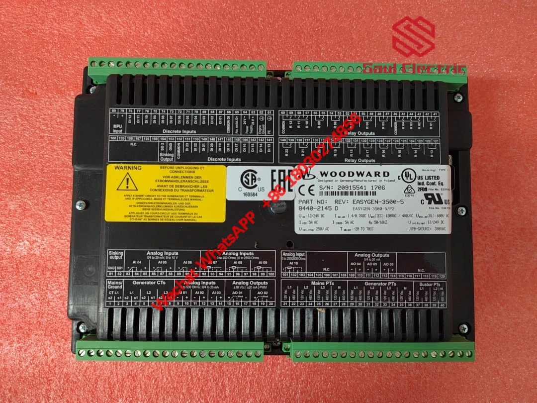 WOODWARD EASYGEN-3500-5 P2 8440-2145 Industrial Control Module