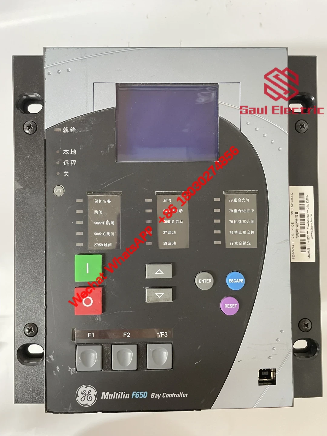 GE F650-G-N-A-B-F-2-G-1-HI-C-E Protection Relay Module