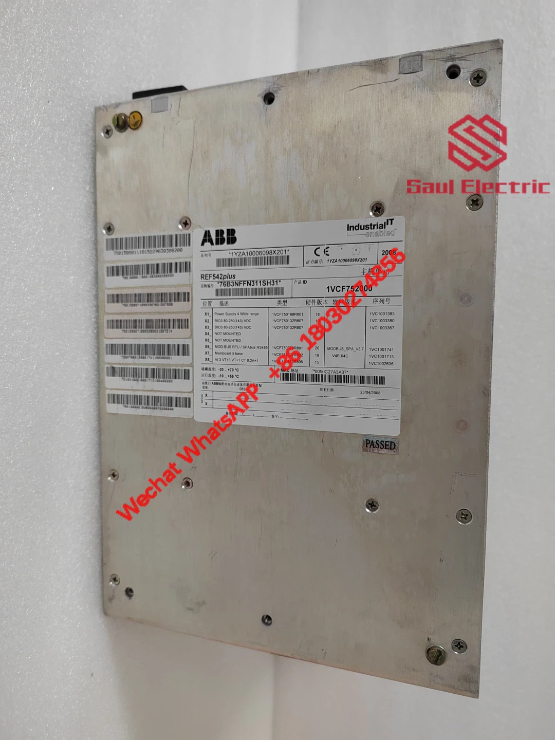 ABB REF542PLUS 1VCF752000 Feeder Terminal Unit