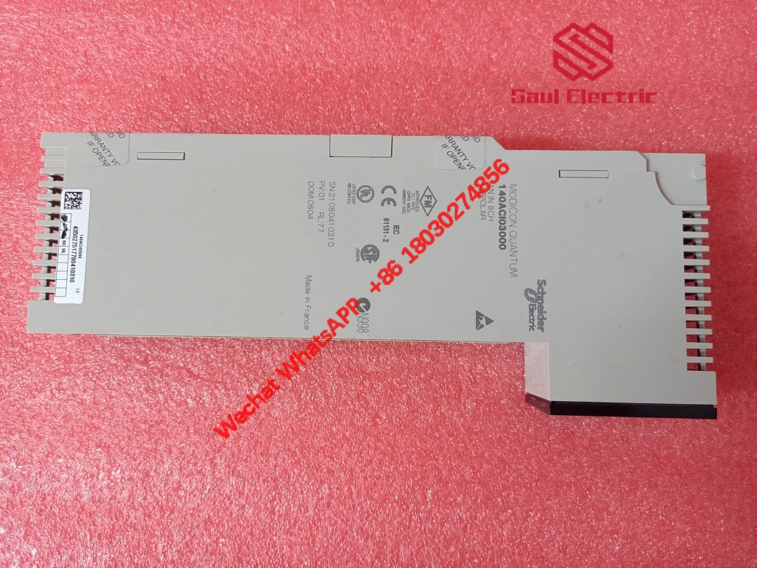 Schneider 140ACI03000 Module 8AI Analog Input Modicon Quantum