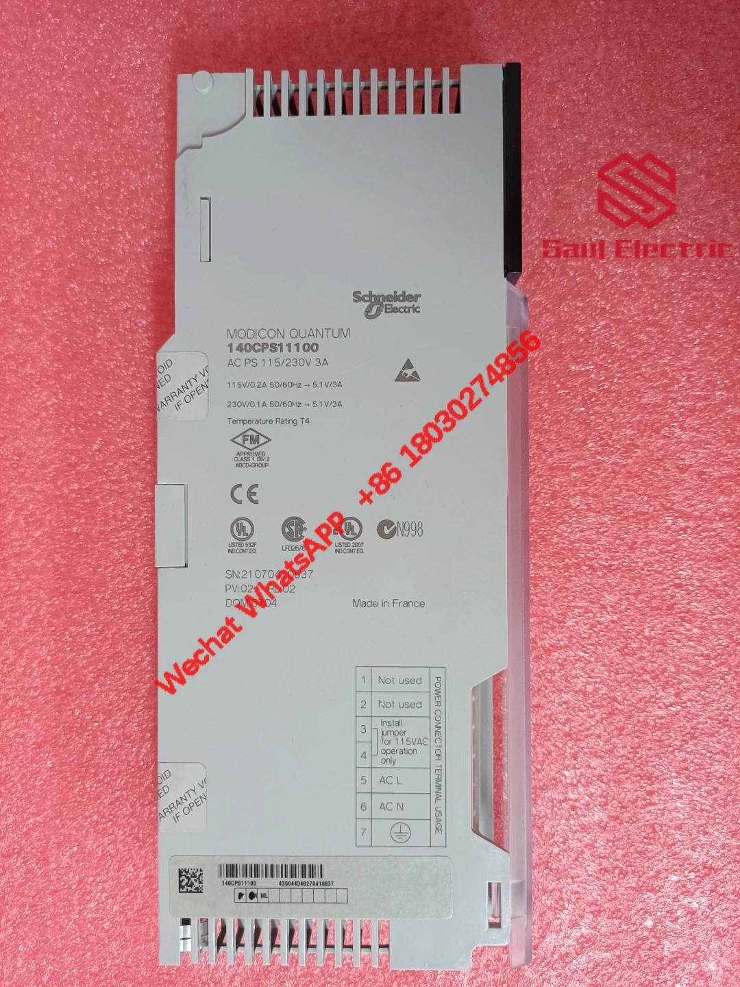 Schneider 140CPS11100 Quantum Power Supply Module