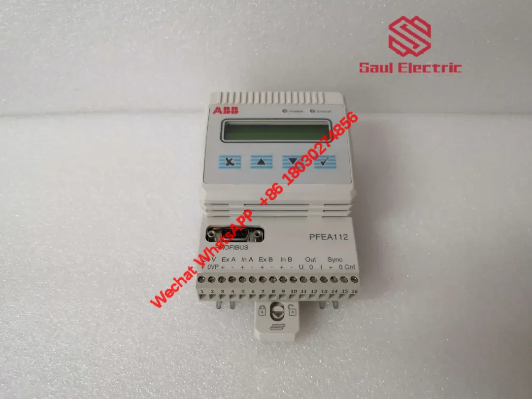 ABB PFEA112-20 Pressure Module Sensor, Control System Component