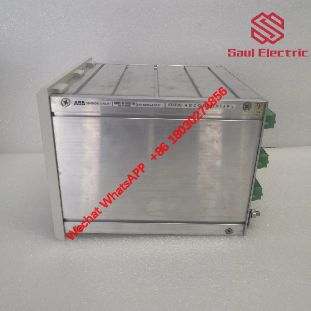 ABB SYNCHROTACT5 3BHB006713R0217 Industrial Control Module