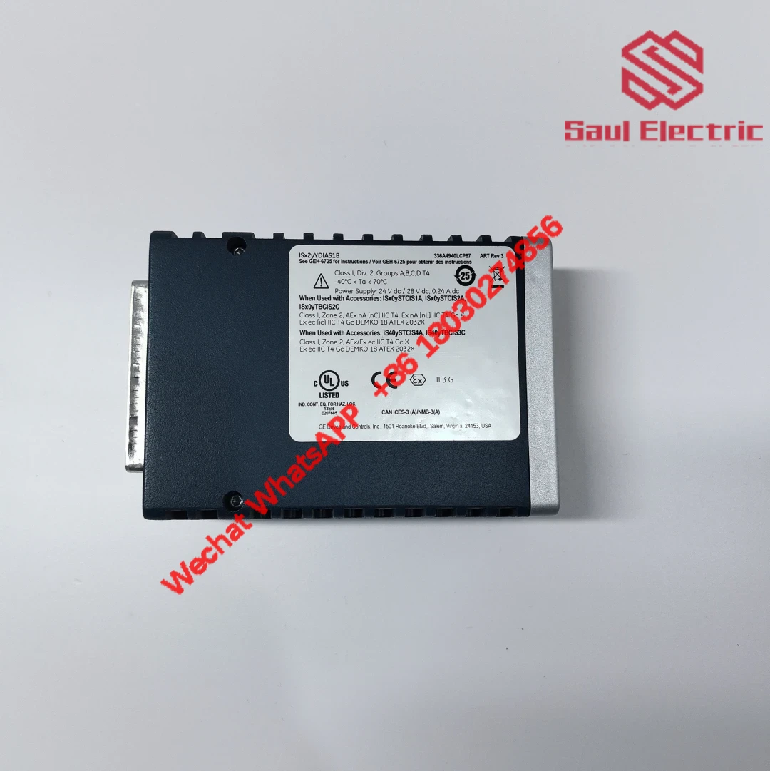 GE IS420YDIAS1B Discrete Input Module for Mark VIe Series