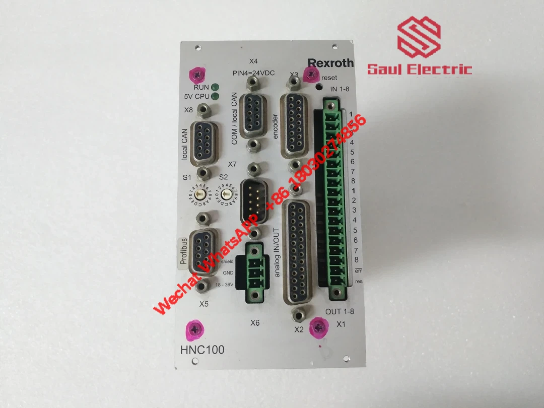 Rexroth VT-HNC100-1-23 W-08-P-0 R00958999 Industrial Control Module