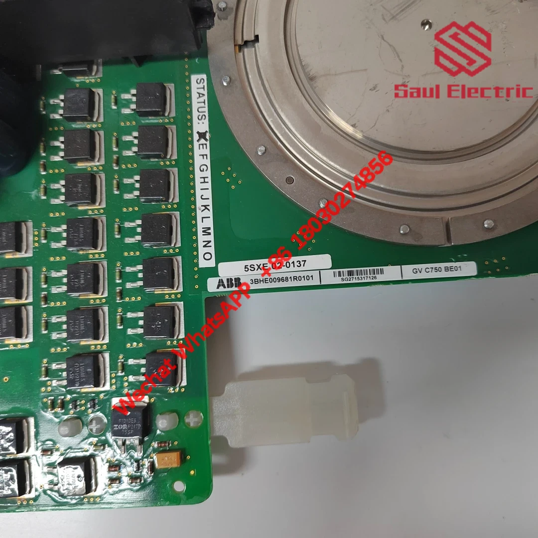 ABB 5SHX2645L0002 3BHB012961R0001 3BHE009681R0101 GVC750BE01 Industrial Control Module