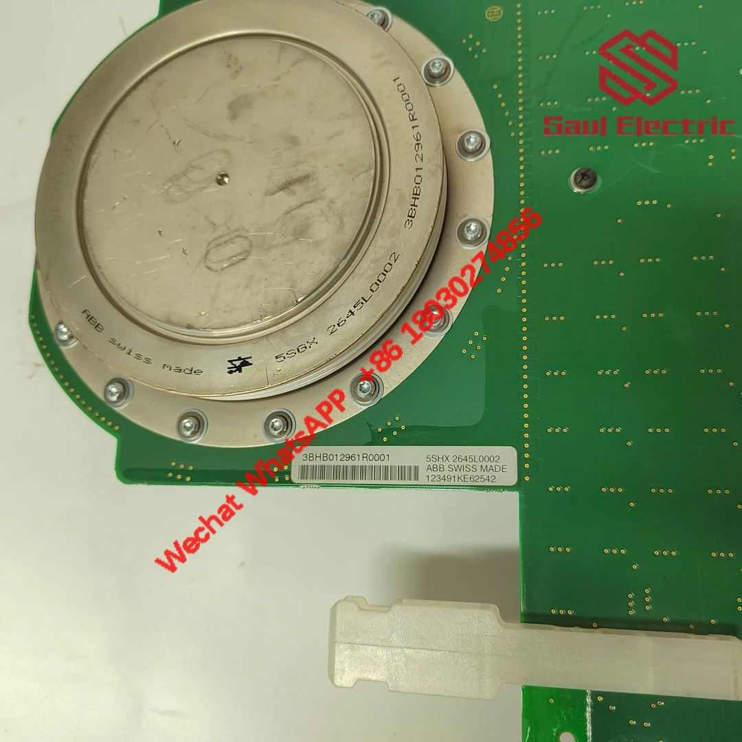 ABB 5SHX2645L0002 3BHB012961R0001 3BHE009681R0101 GVC750BE01 Industrial Control Module