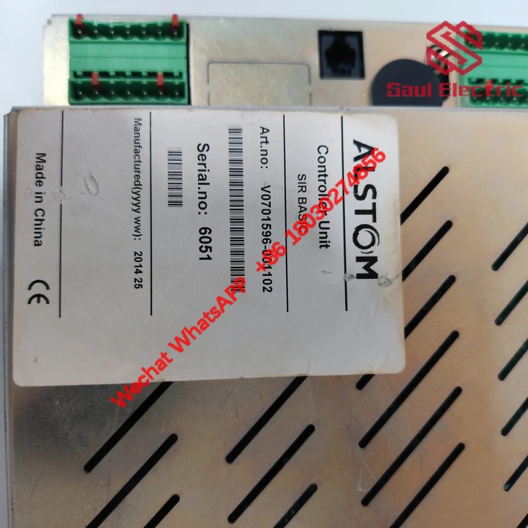 ALSTOM V0701596-001102 Control Module