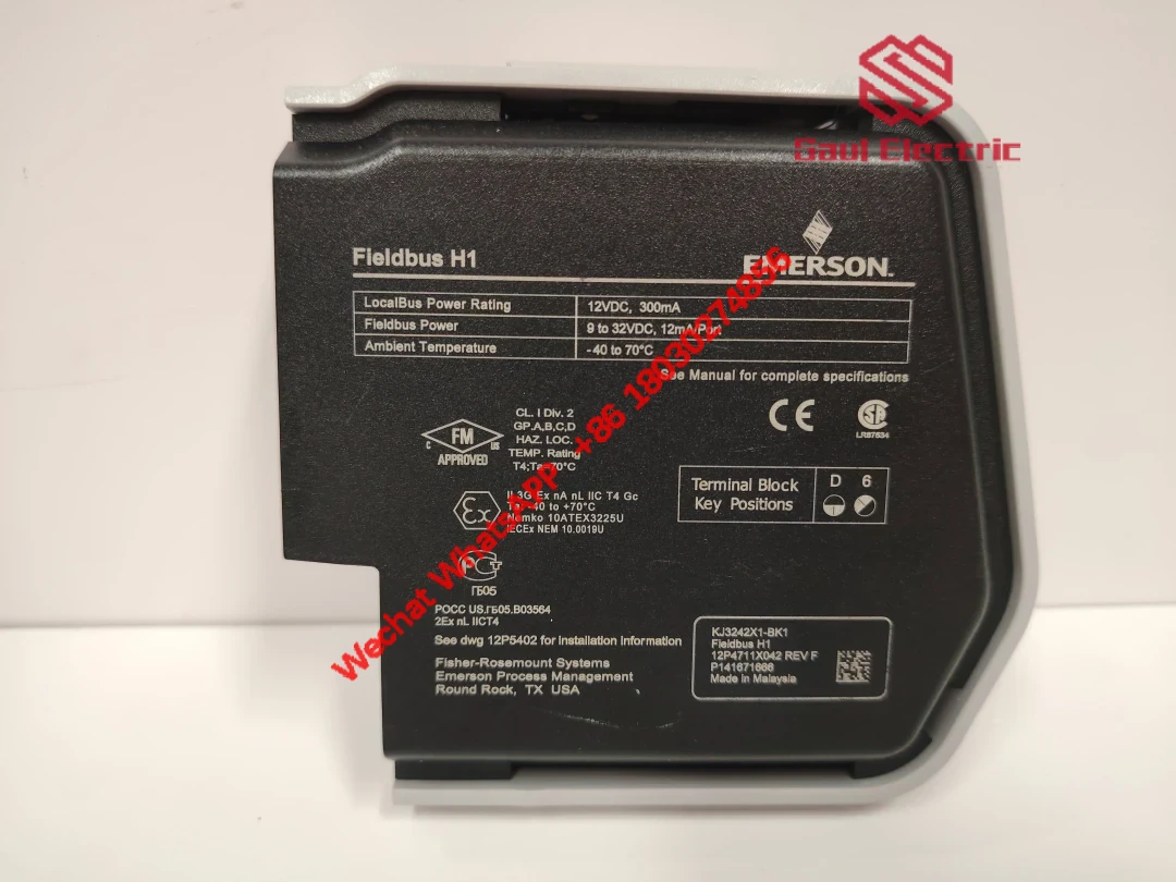 Emerson KJ3242X1-BK1 12P4711X042 Industrial Control Module