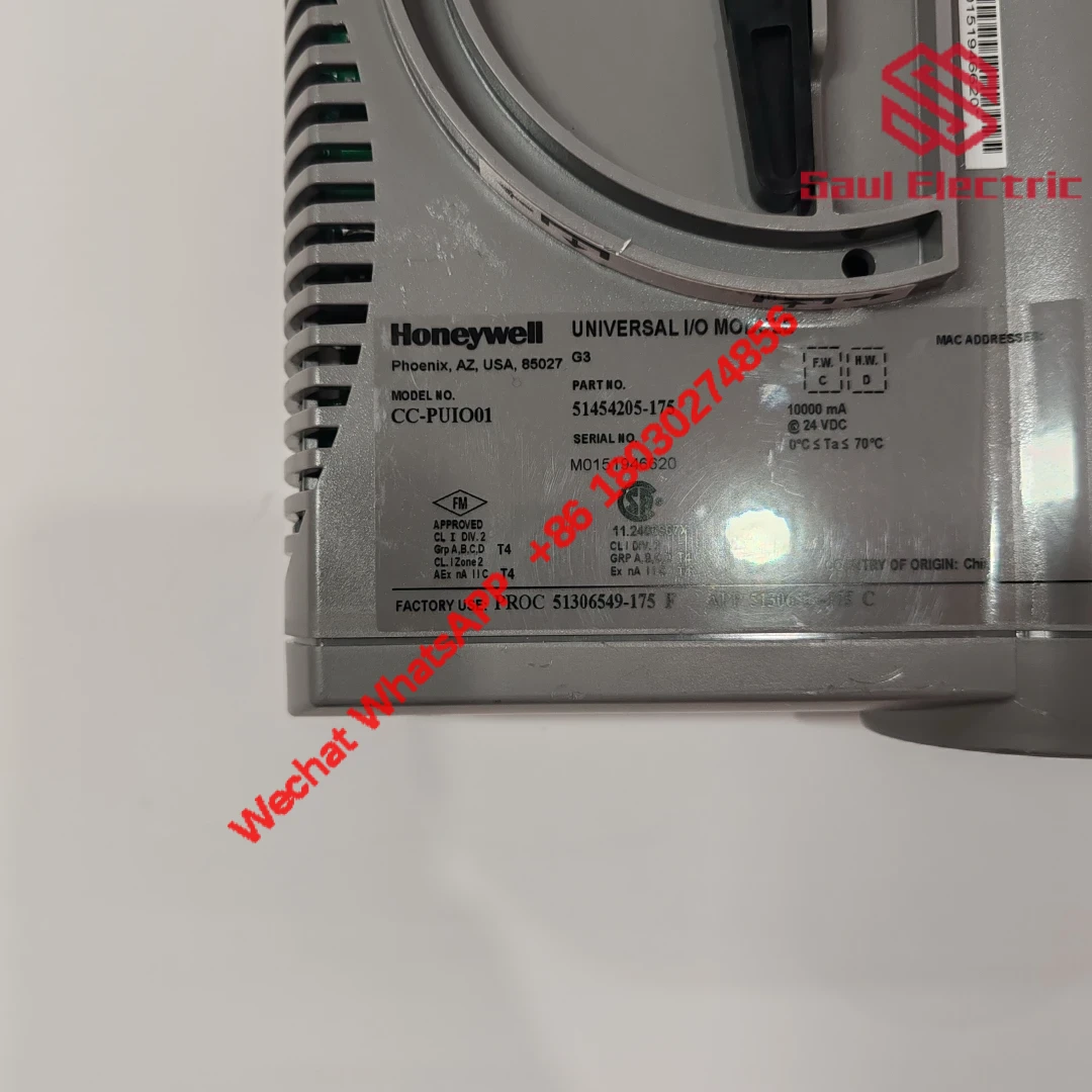 Honeywell CC-PUIO01 51454205-175 Industrial Input Module