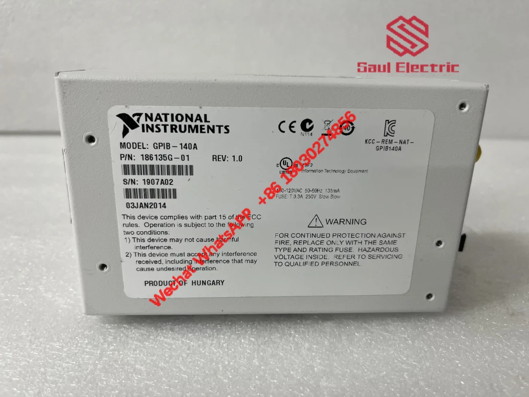 NI GPIB-140A 186135G-01 High-Speed Data Acquisition Module