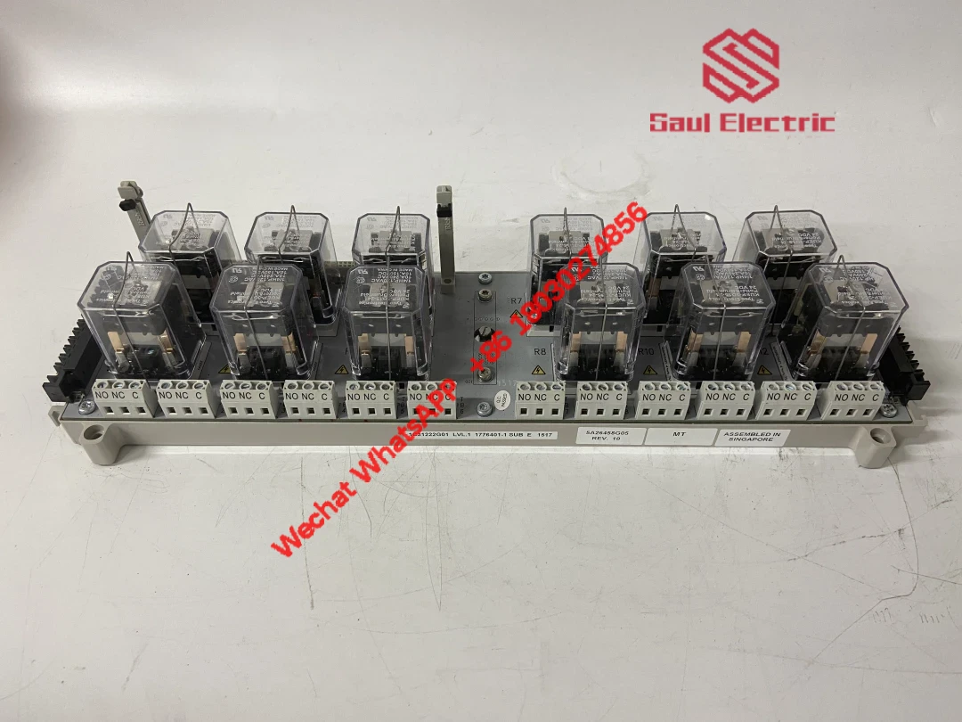 EMERSON 1C31222G01 High-Power Relay Output Base for Ovation Systems