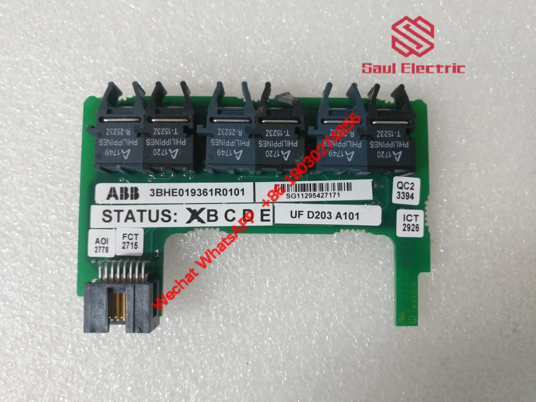 ABB UFD203A101 3BHE019361R0101 - High-Quality Industrial Controller Module