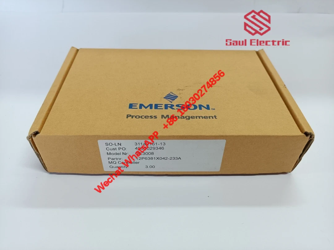 EMERSON VE3008 CE3008 KJ2005X1-MQ1 Modular Function Unit