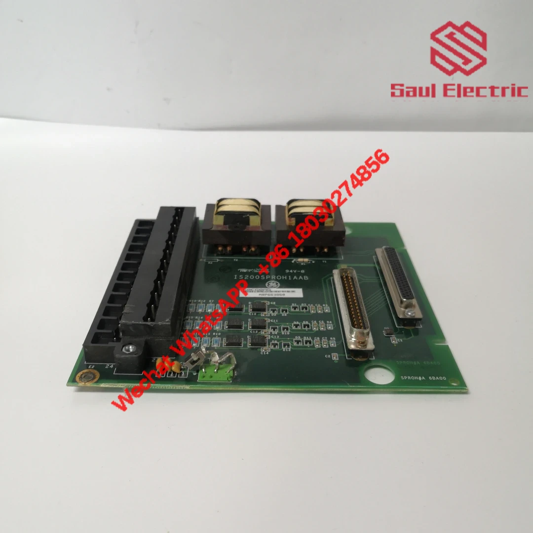 GE IS200SPROH1AAB Terminal Board for Mark VI Series Industrial Turbine Control Systems