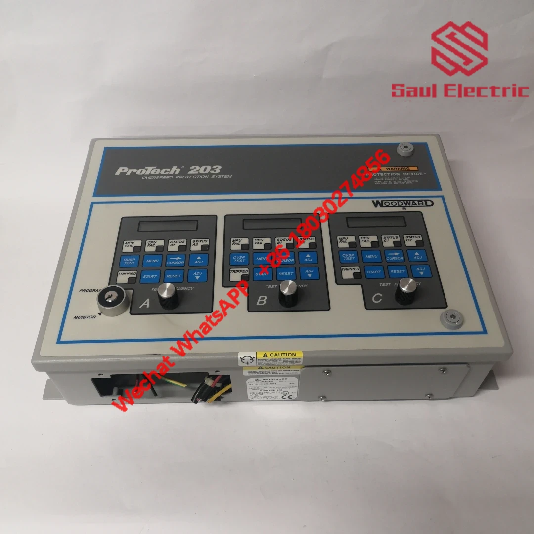 Woodward 9907-147 ProTech 203 De-Energize-to-Trip Overspeed Protection Systems