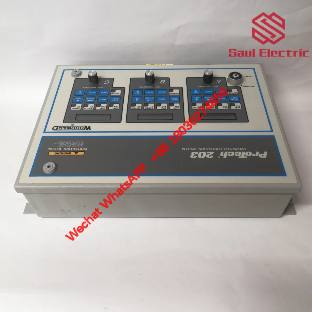 Woodward 9907-147 ProTech 203 De-Energize-to-Trip Overspeed Protection Systems