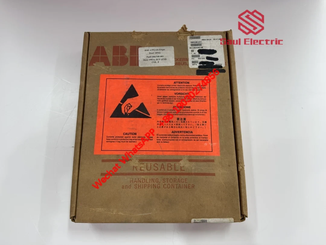 ABB 086348-001 Control Module - Industrial Automation Solutions