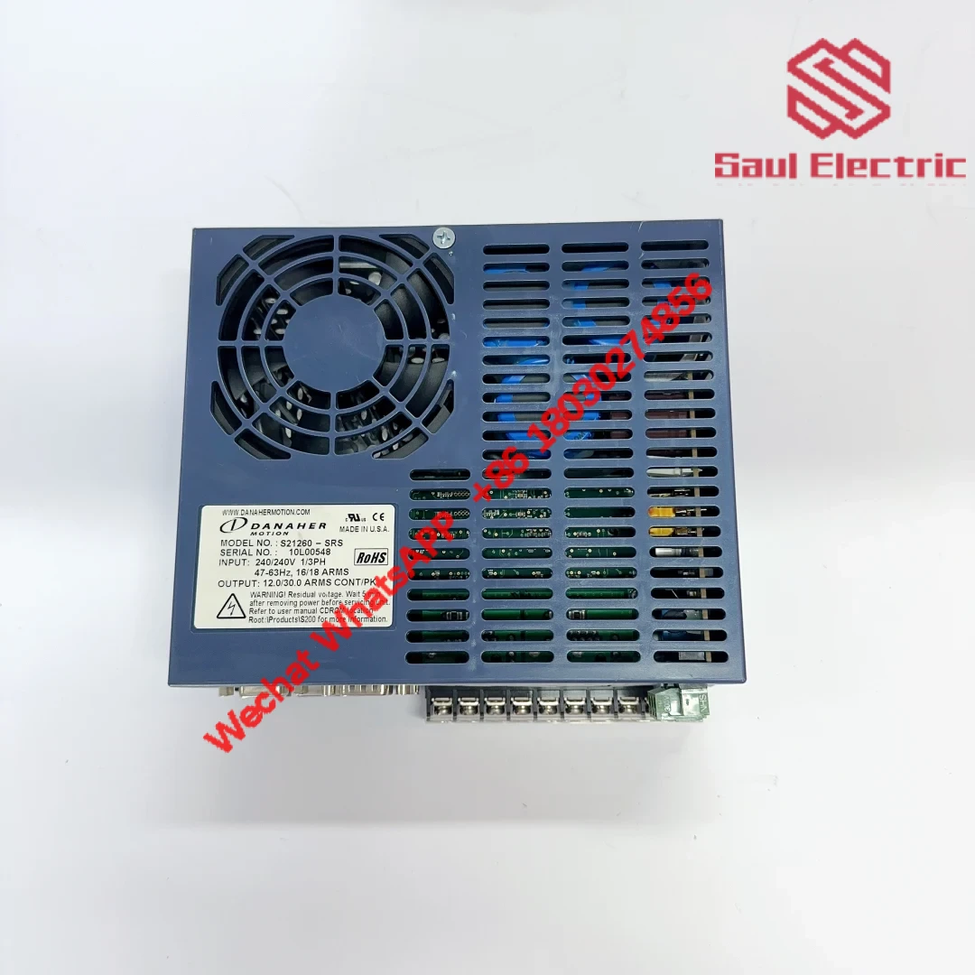 Danaher S21260-SRS High-Performance Industrial Servo Drive Module